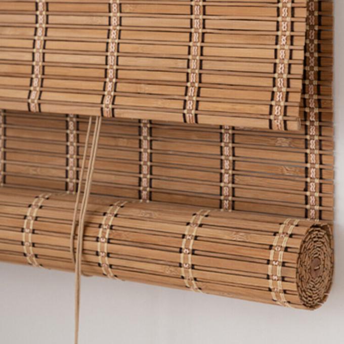 Bamboo Blinds For Windows Light Filtering Wood Window Blinds Bamboo Roller Shades Indoor 1